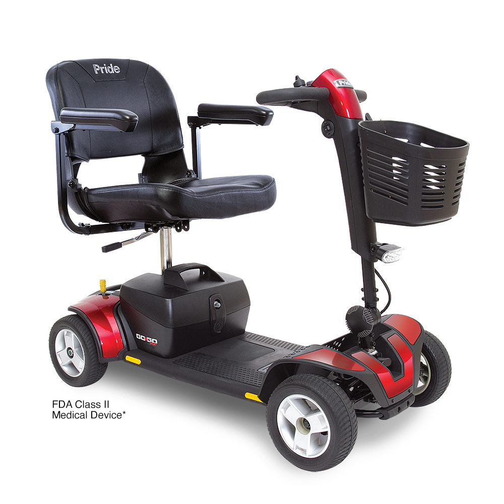 Pride Go-Go Sport 4-Wheel Mobility Scooter - Auburn CA Sacramento Area Medical Supply Sales